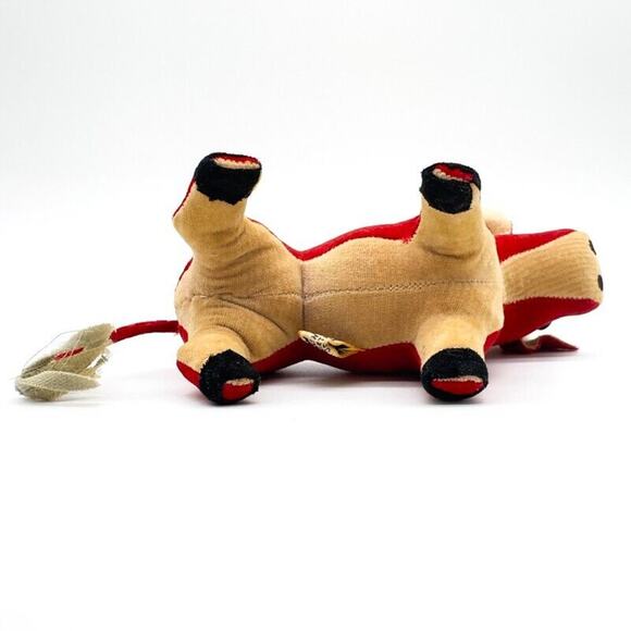Dream Pets Red Bull/Cow/Ox 1960s R. Dakin & Co. Scarce Plush Stuffed Animal - Picture 10 of 13